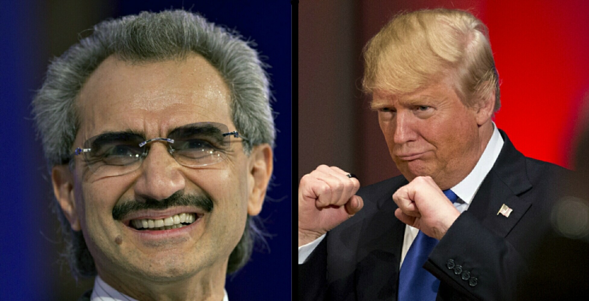 الرئيس ترامب والوليد بن طلال