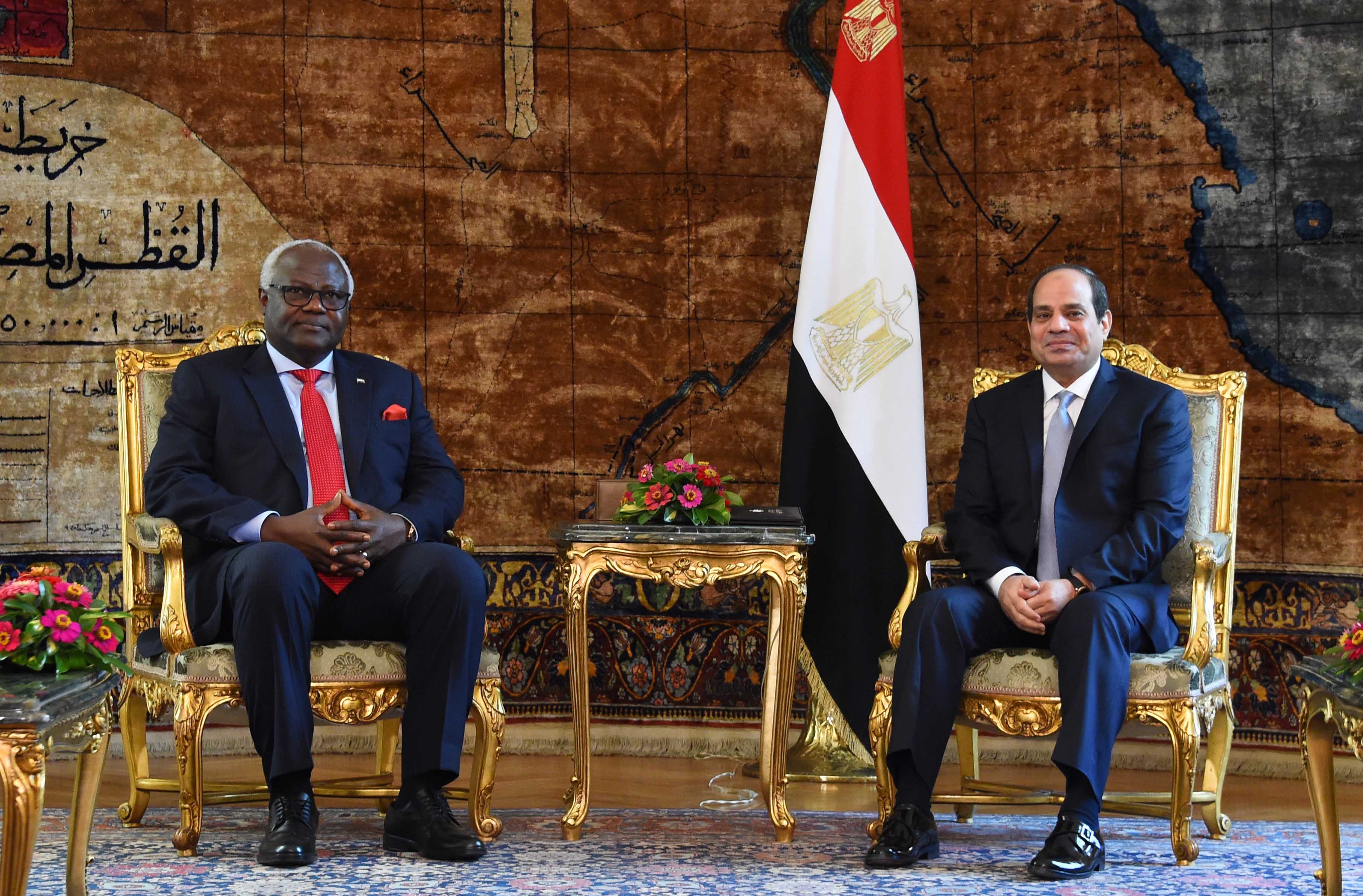الرئيس السيسى ورئيس سيراليون