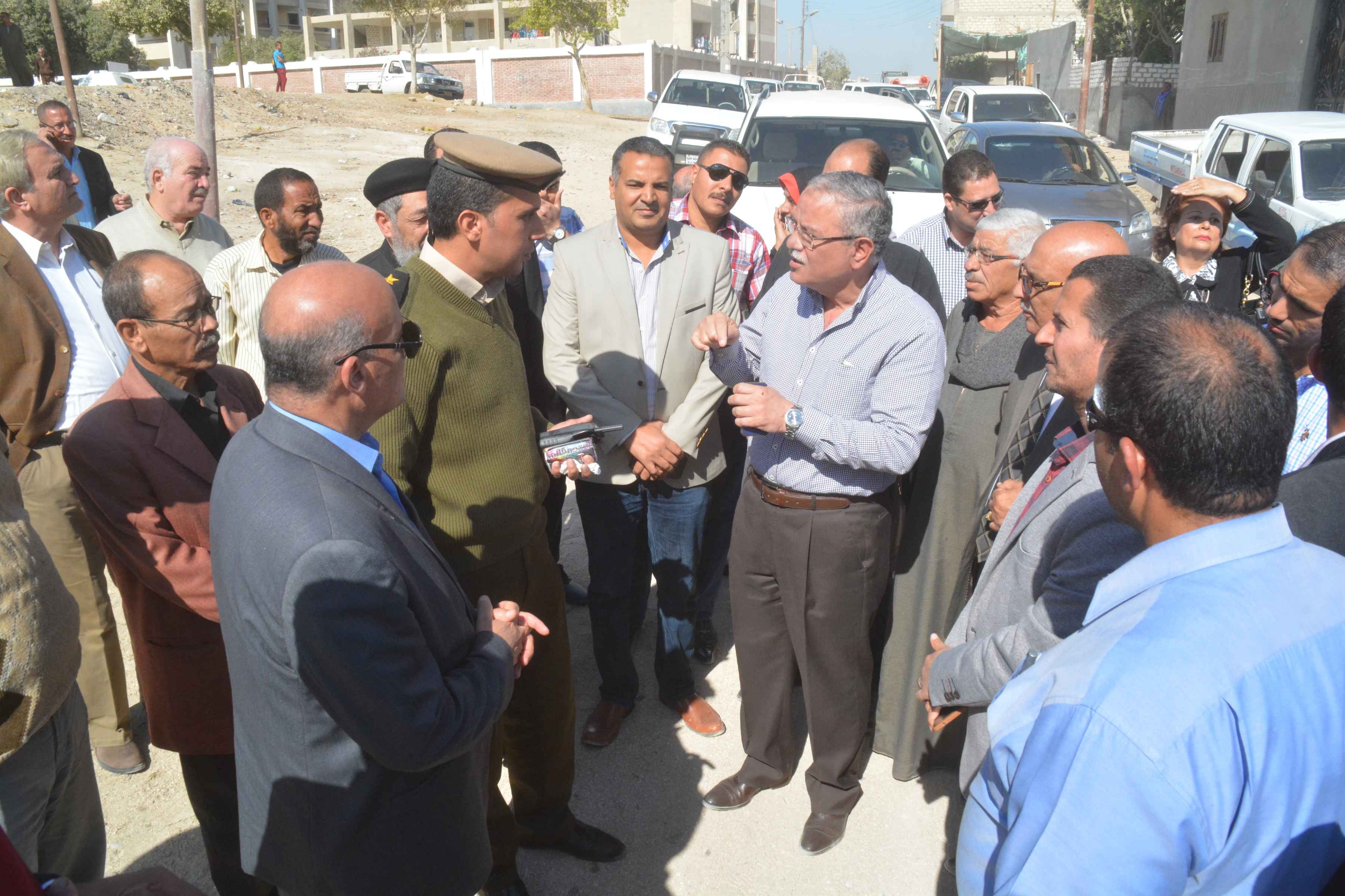 محافظ المنيا تفقد دير جبل الطير للبدء بتطوير مسار العائلة المقدسة