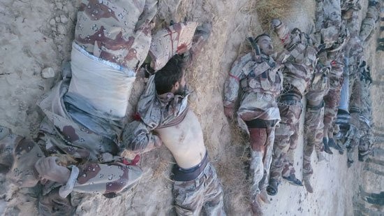 عناصر تكفيرية بعد تصفيتها