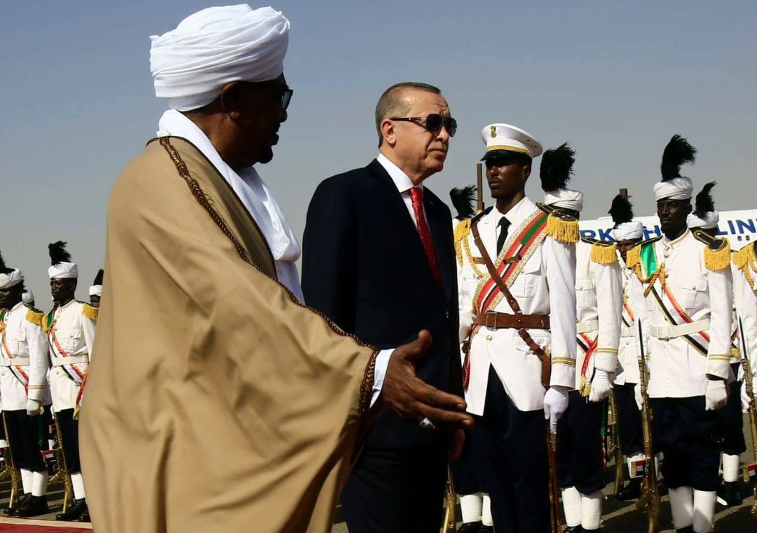 البشير واردوغان أثناء زيارة للخرطوم