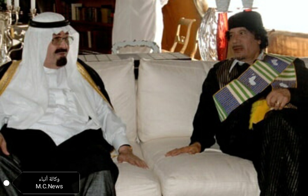 الرئيس القزافي والملك عبداللة (أرشيفية)