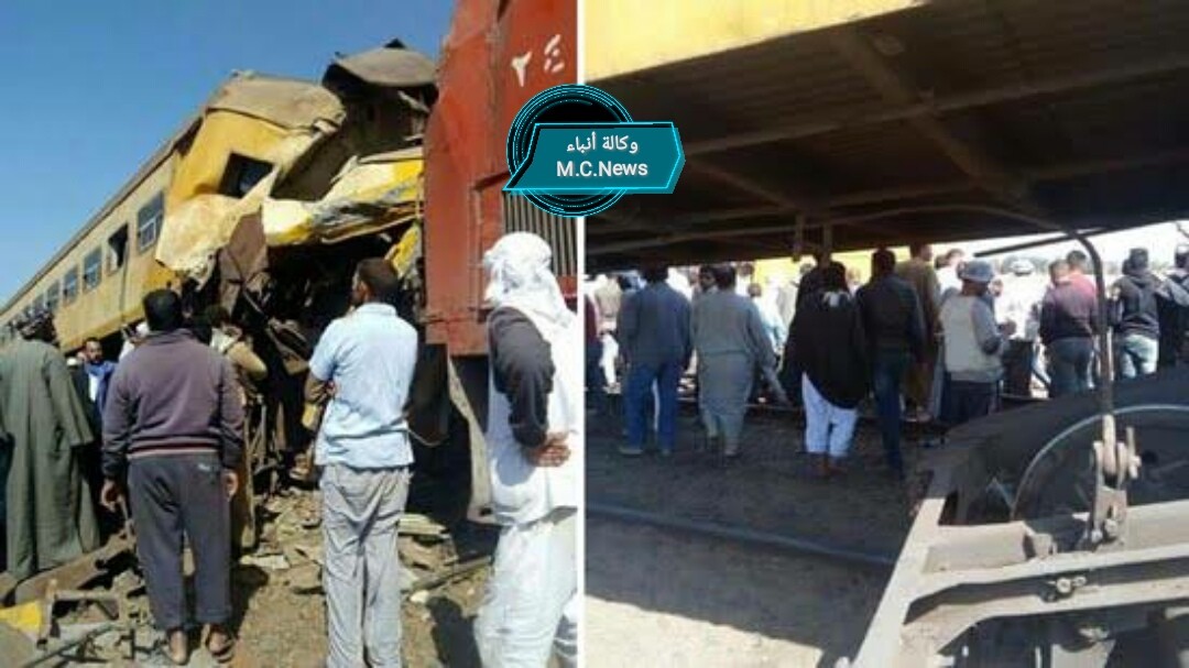 مشاهد حيه من حادث تصادم قطاري البحيرة