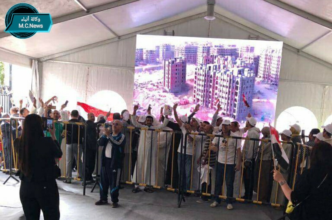 طوابير الجالية المصرية بالكويت