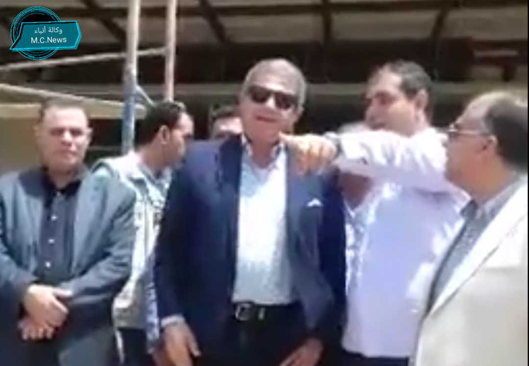 وزير الشباب والرياضة اثناء تفقدة النادي الإسماعيلي الجديد