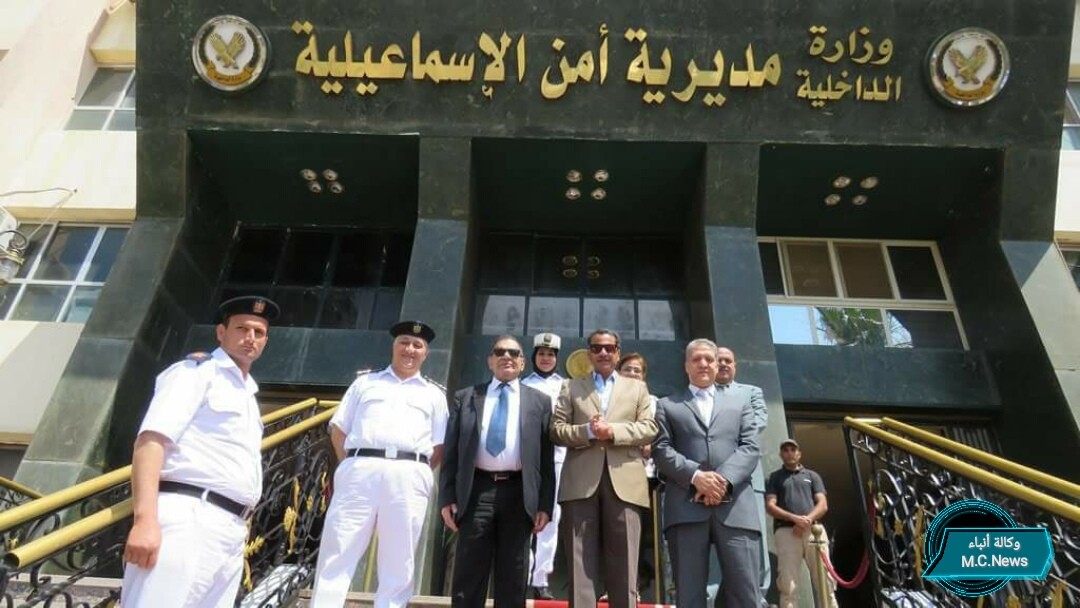 مدير الأمن لحظة إستقبال السيد المستشار رئيس محكمة الإستئناف
