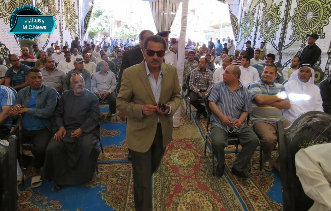 اللواء محمد علي حسين لحظة الوصول لجلسة الصلح