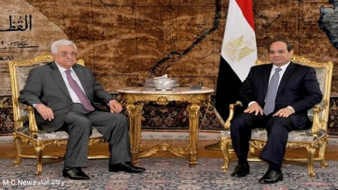 الرئيس السيسى والرئيس أبو مازن. (أرشيفية)