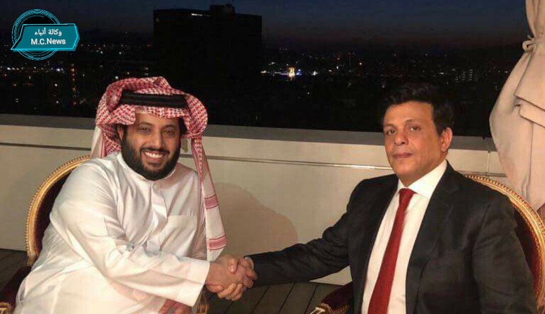 تركي آل الشيخ والمحامى محمد حمودة