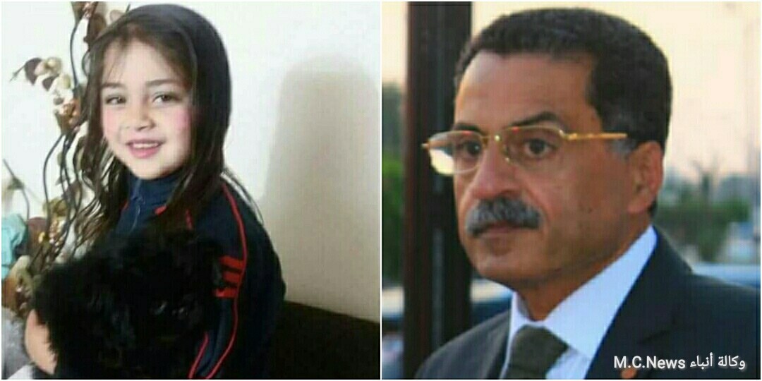 اللواء محمد على حسين والطفلة حبيبة (تعبيرية)