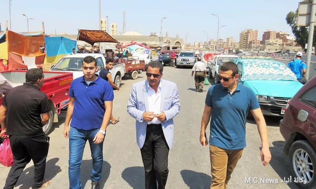 اللواء محمد على حسين عقب عودته من رحلة الحج