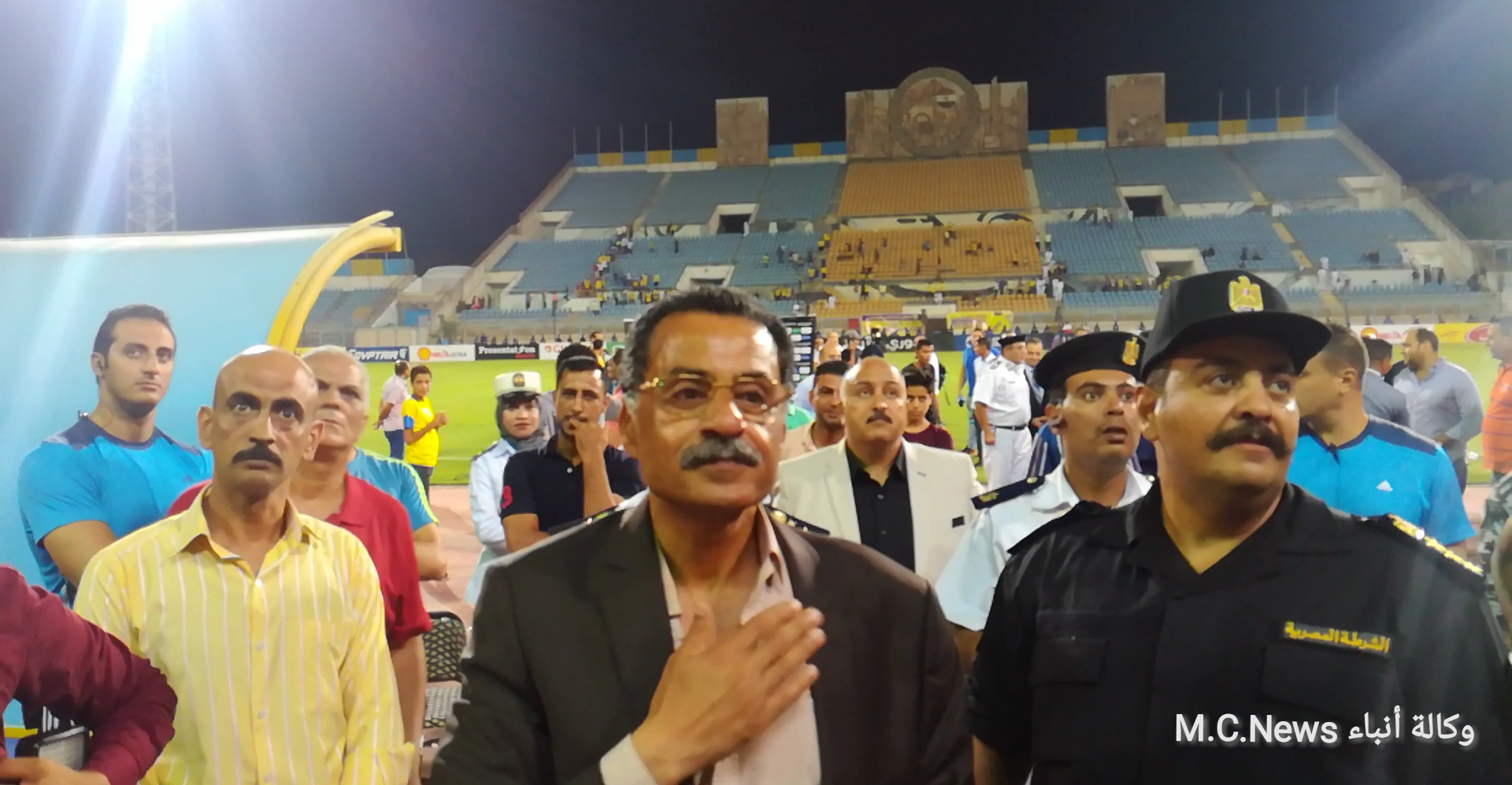 مدير أمن االإسماعيلية يشكر جماهير الدراويش