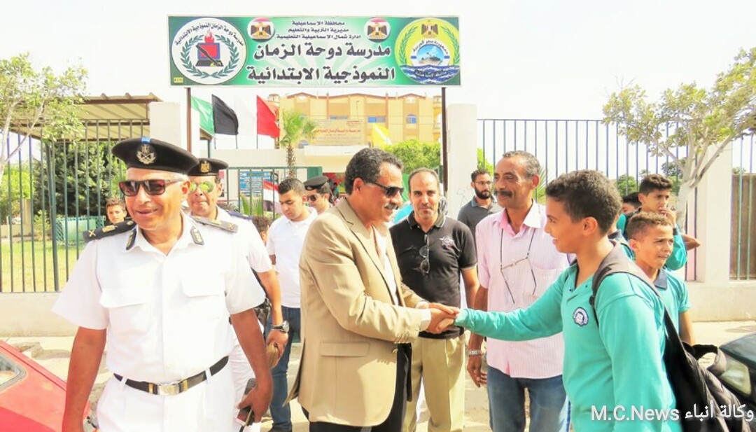 مدير أمن الإسماعيلية فى جولة تفقدية بالمدارس