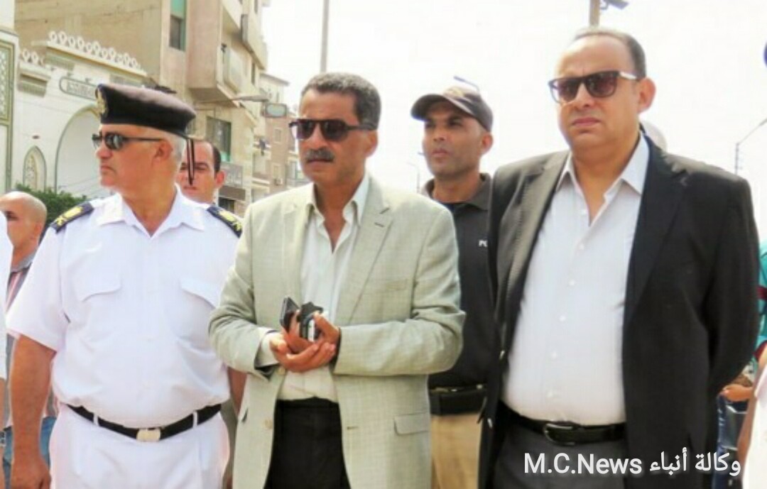 مدير الأمن ومساعدة المدير ومدير المباحث الجنائية أثناء الحملة