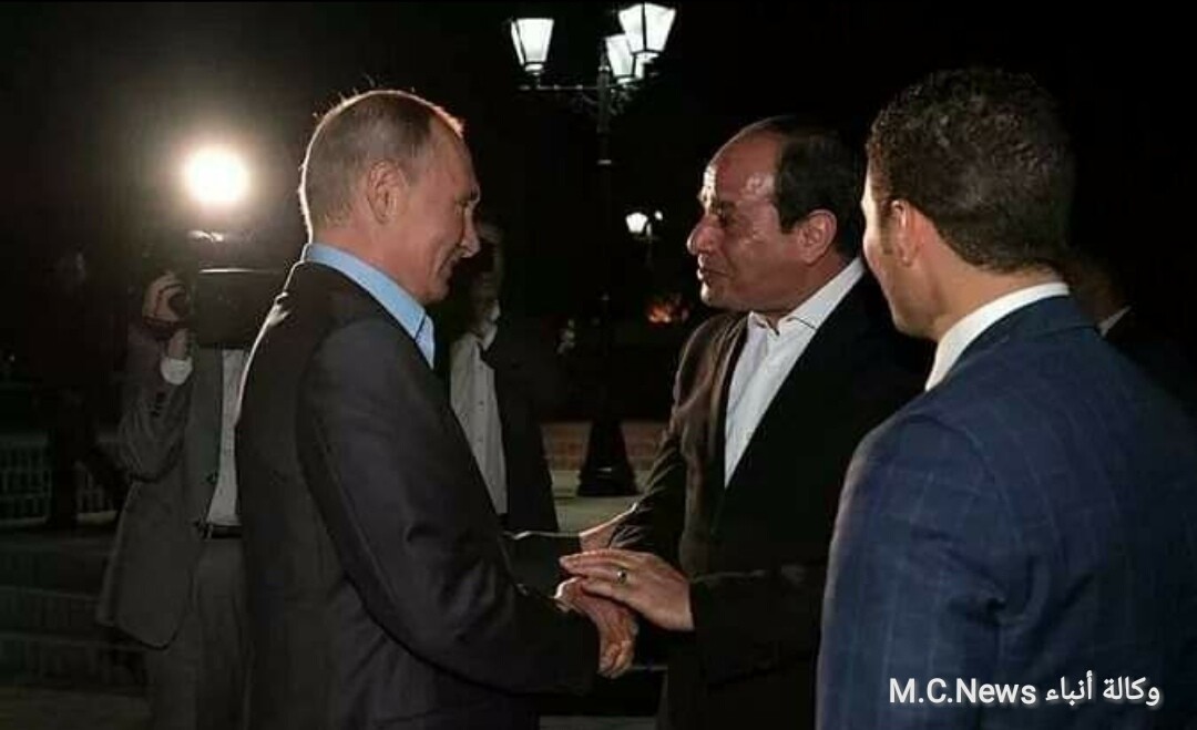 الرئيس السيسي مع الرئيس بوتين