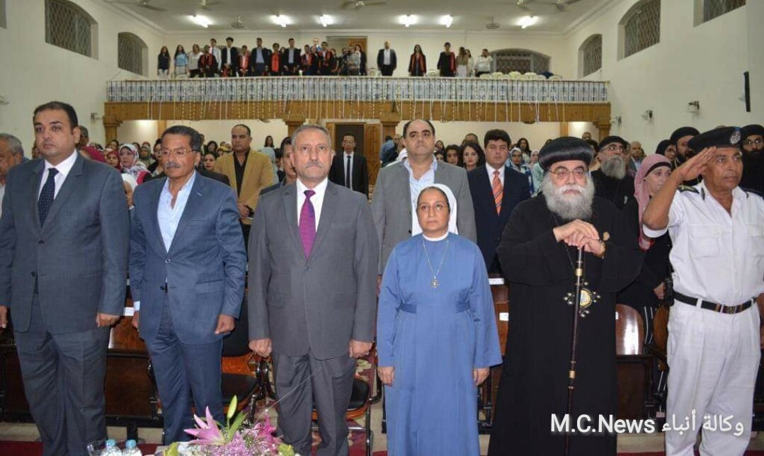 محافظ ومدير أمن الإسماعيلية يشهدان إحتفالية مدرسة القديس يوسف