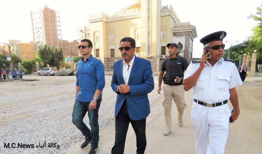 مدير أمن الإسماعيلية يتابع ازدواج طريق العشريني