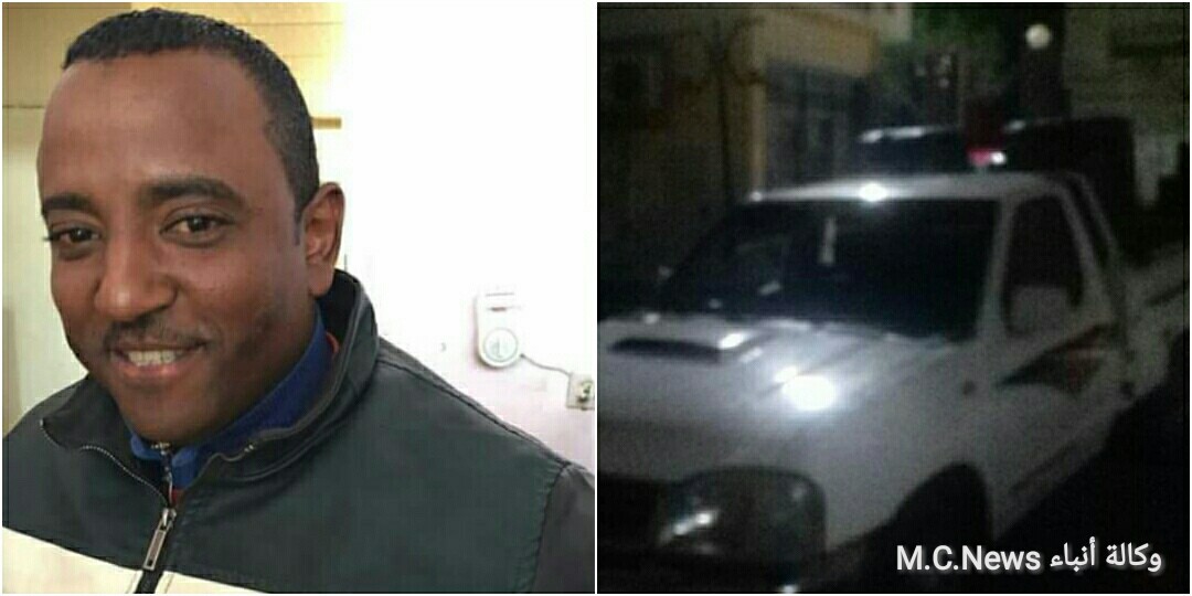 صورة الشهيد أمين الشرطة وسيارة العناصر الإرهابية التي تم ضبطتها
