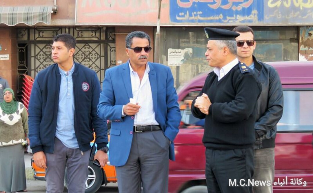 مدير أمن الإسماعيلية أثناء جولة أمنية بحي ثالث