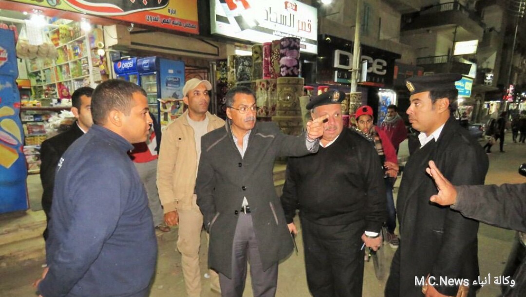 مدير أمن الإسماعيلية يتفقد الحالة الأمنية منتصف الليل