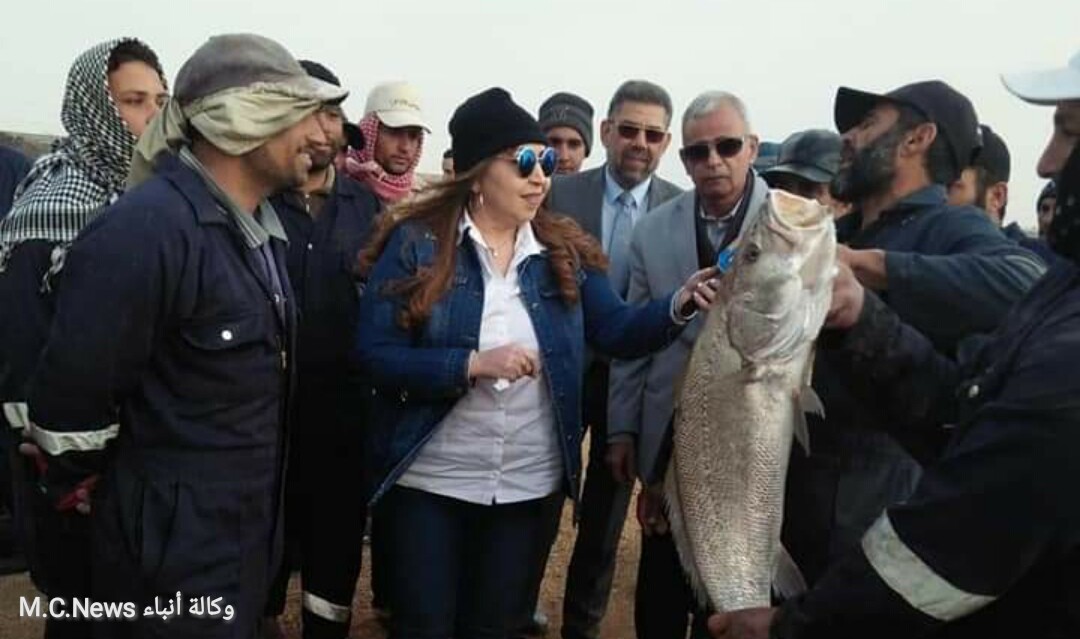 لقاء مع العاملين بمشروع الاستزراع السمكي شرق القناة