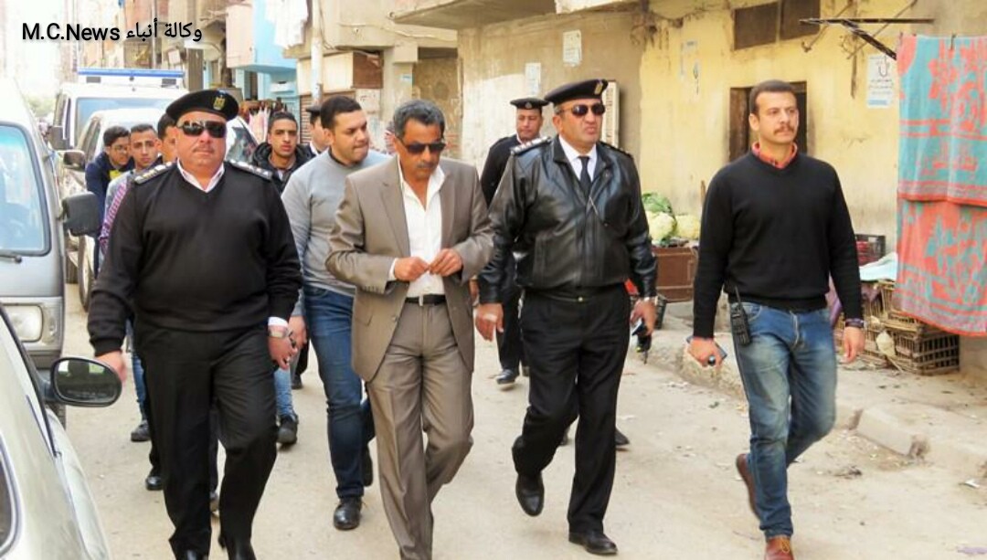 مدير أمن الإسماعيلية أثناء الجولة الميدانية