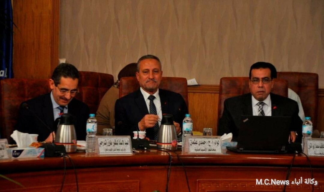 محافظ الإسماعيلية ورئيس جامعة قناة السويس