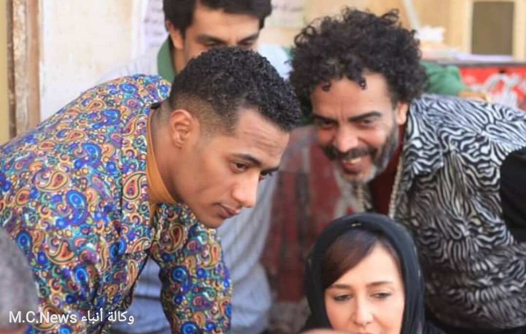 الفنان محمد الحناوي مع الفنان محمد رمضان