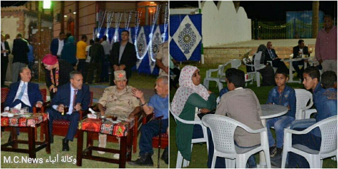 قيادات الإسماعيلية يتناولون الإفطار مع الأطفال الأيتام والمُسنين