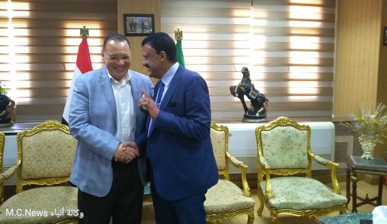 محافظ الشرقية الدكتور ممدوح غراب والمهندس محمد الصافي