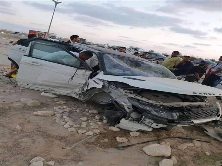 تحطم سيارته عمرو