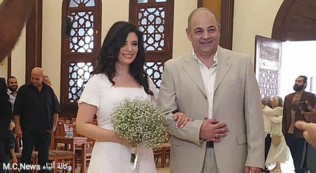 عقد قران تامر باشات على الإعلامي مروة يوسف