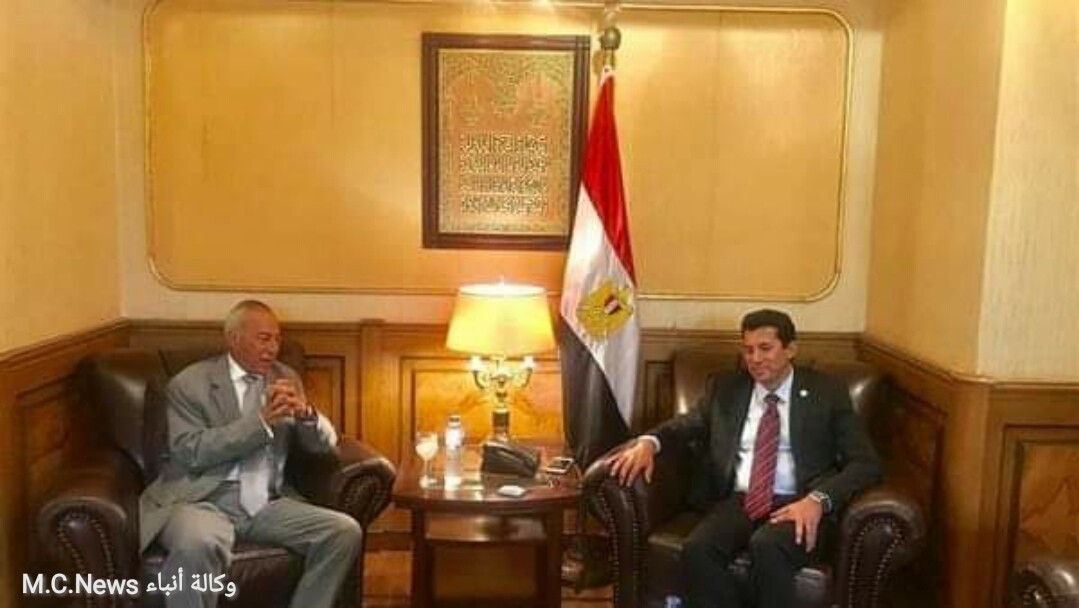 المهندس إبراهيم عثمان مع الدكتور أشرف صبحي