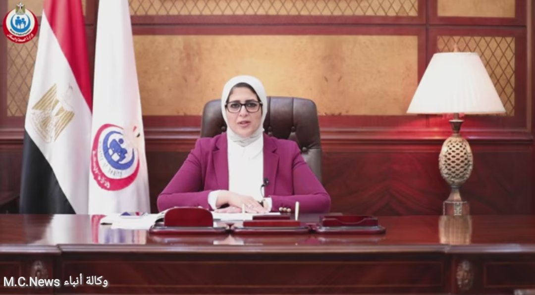 وزيرة الصحة أثناء إلقاء البيان (أرشيفية)