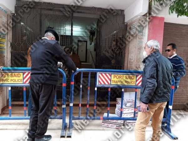 حجر منزلي لسكان عمارات فى بورسعيد بسبب كورونا