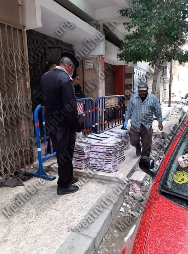 حجر منزلي لسكان عمارتين فى بورسعيد بسبب كورونا